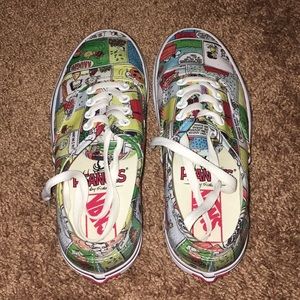 Peanuts comic strip vans